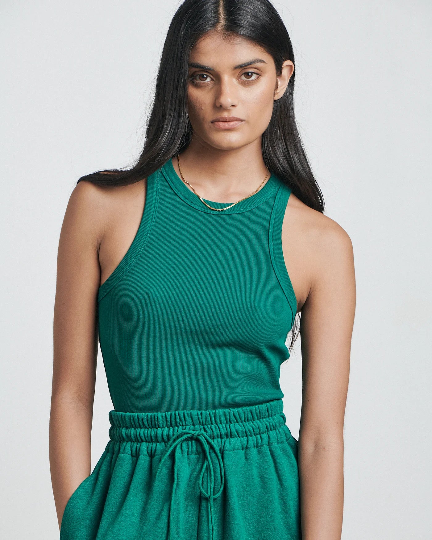 The Singlet - Palm Leaf Green