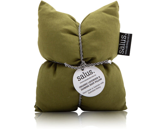 Moss Green Lavender & Jasmine Heat Pillow