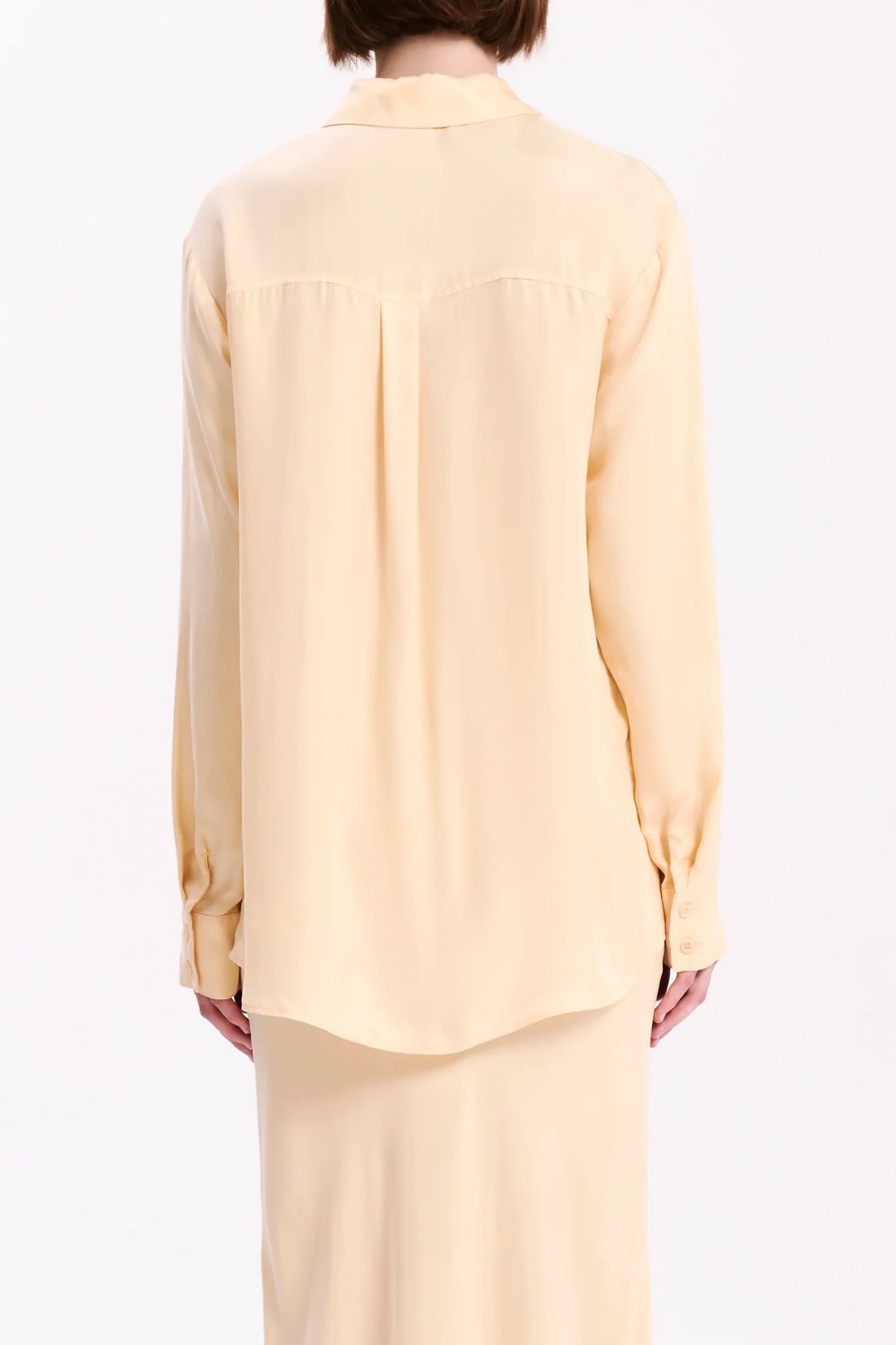 Ari Cupro Shirt - Straw