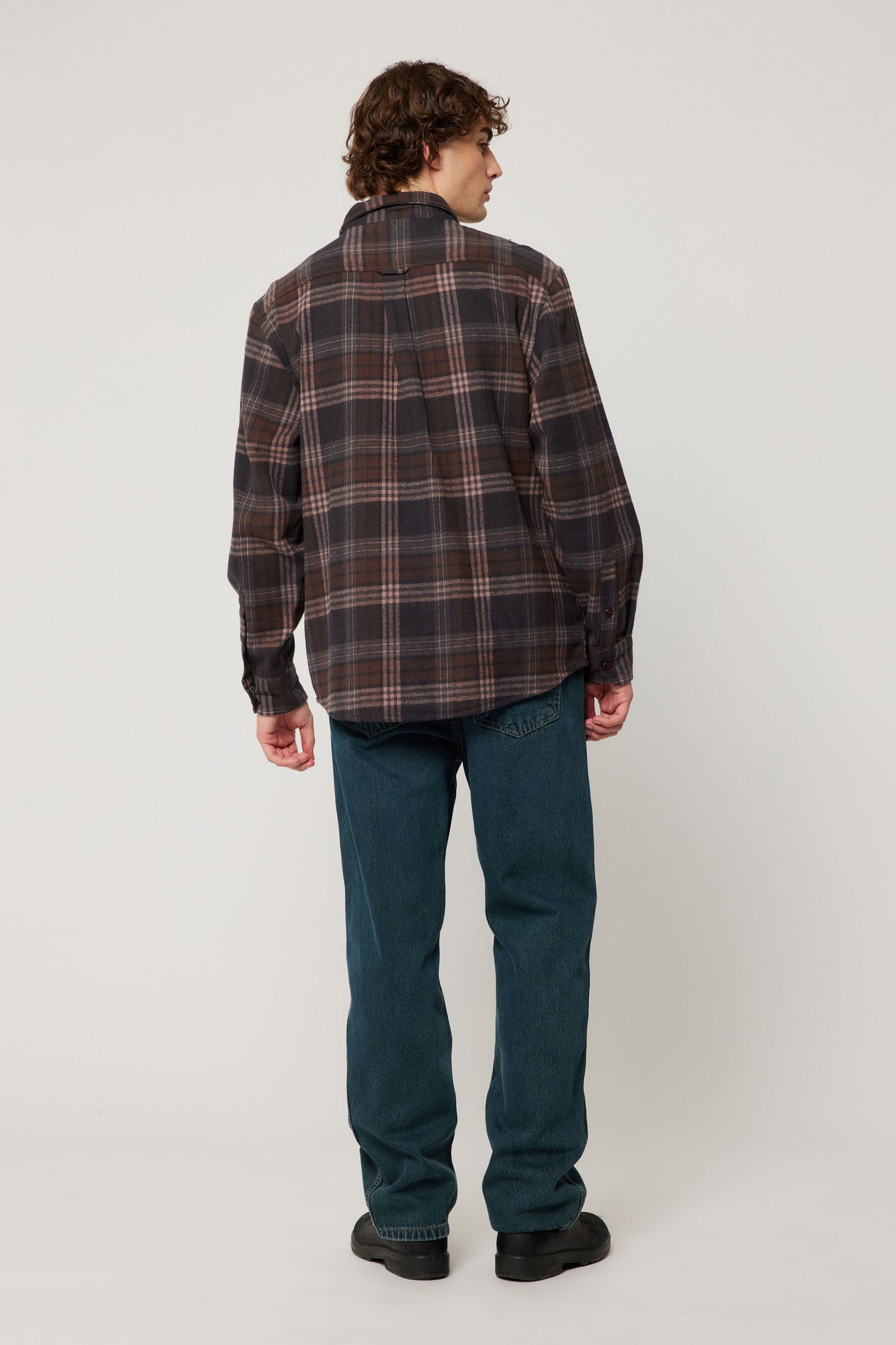 Trailer Check Shirt - Brown Check