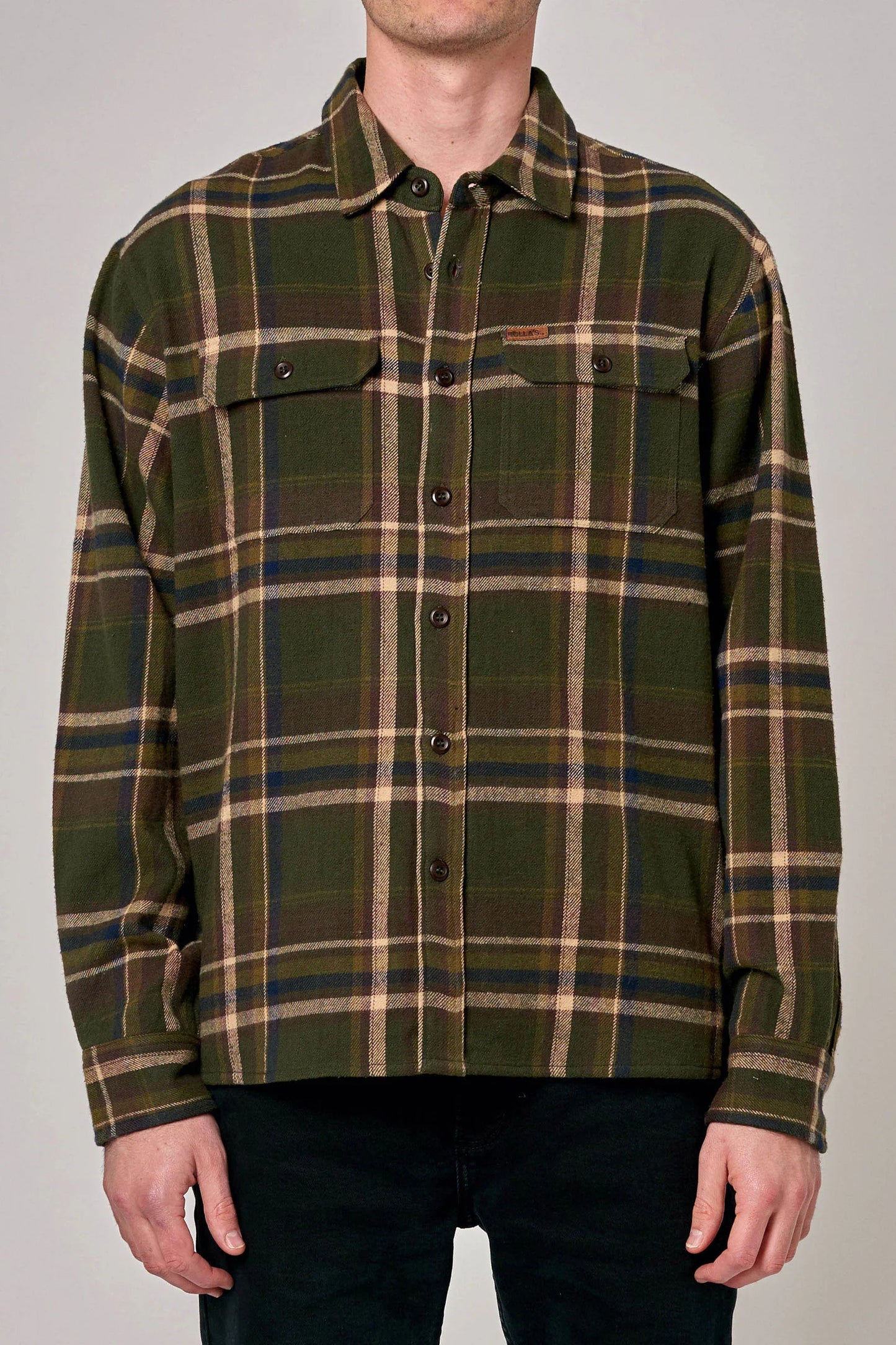 Trailer Check Shirt - Faded Army