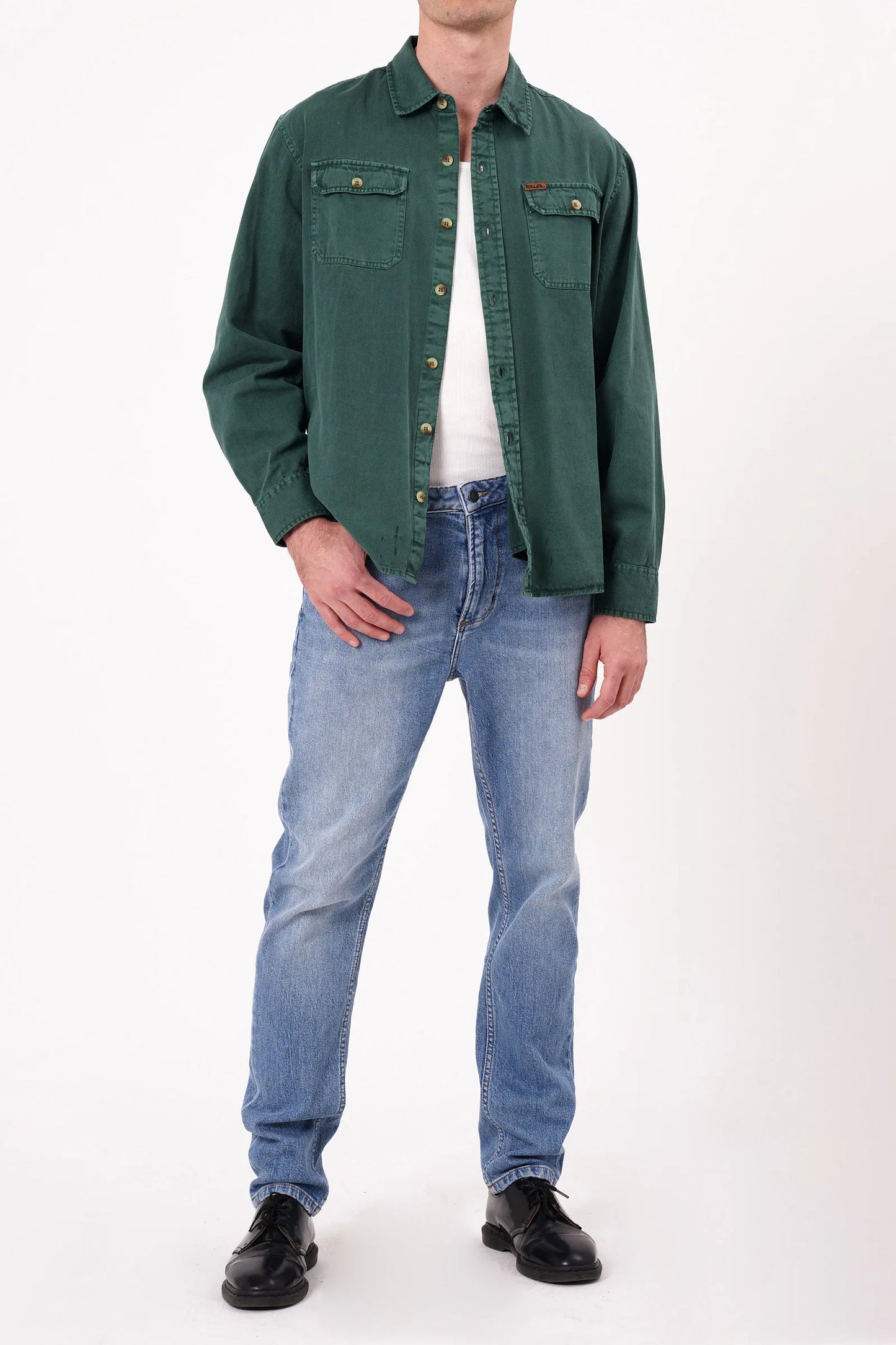 Trailer Drill Shirt - Deep Green