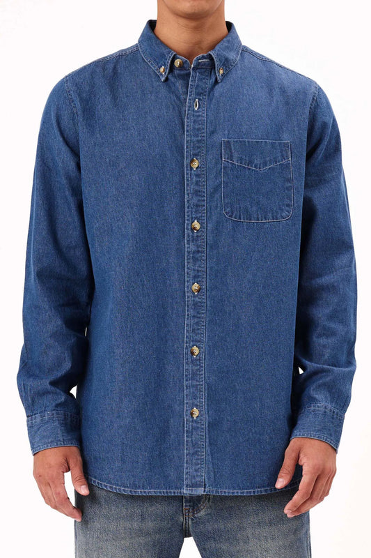 Sunset Denim Shirt - Blue