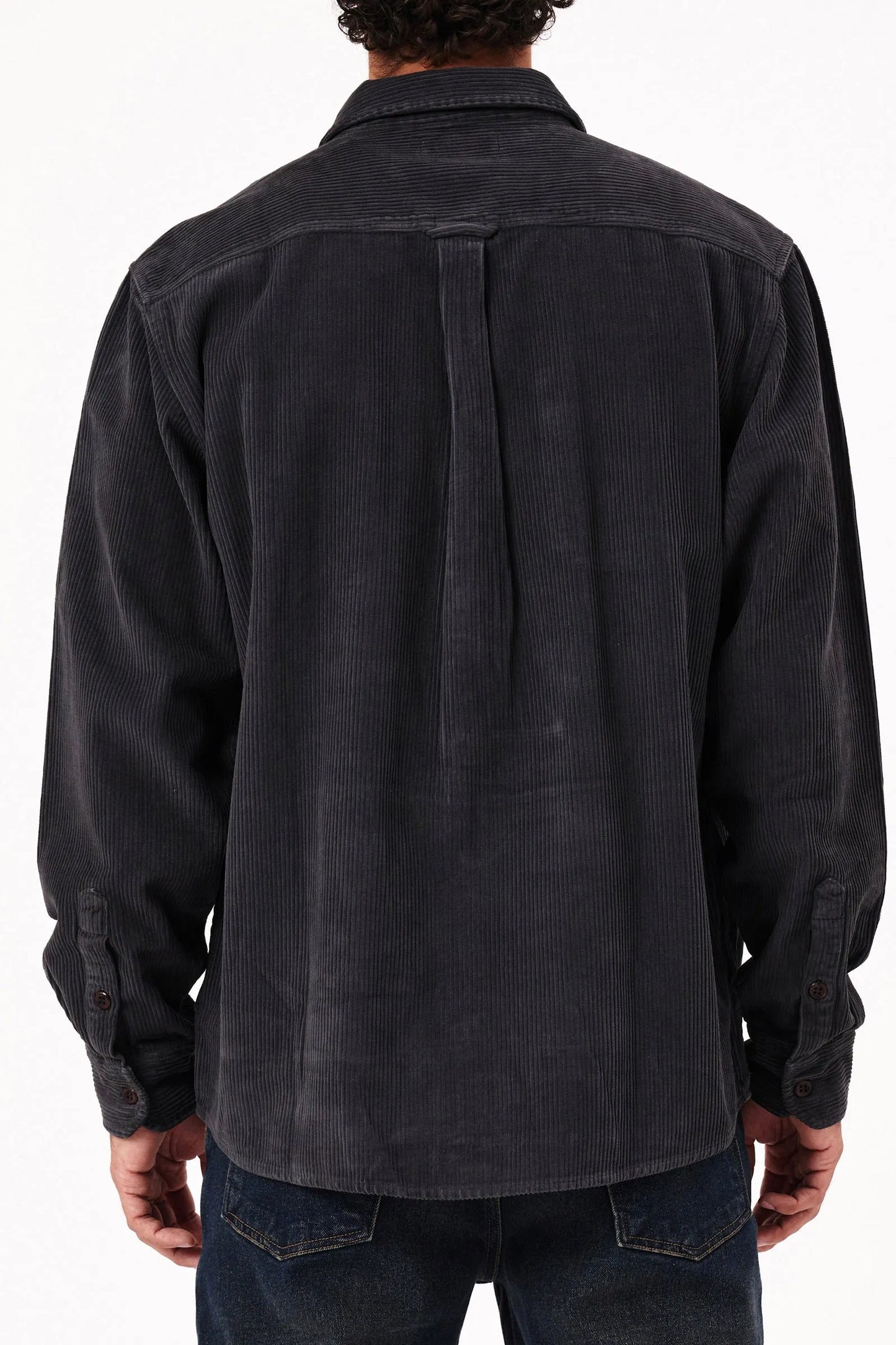 Trailer Fat Cord Shirt - Black