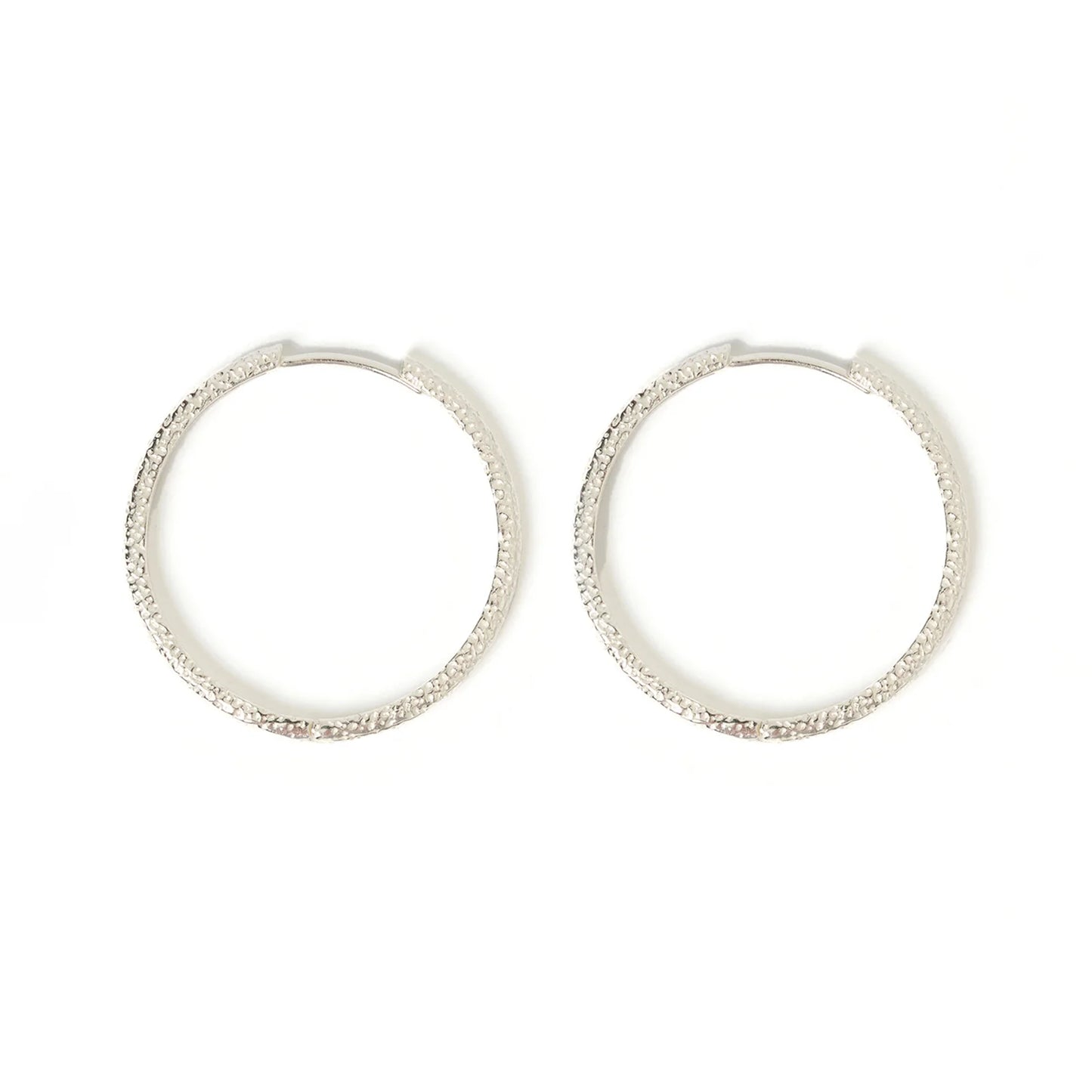 Sebastian Silver Hoop Earrings