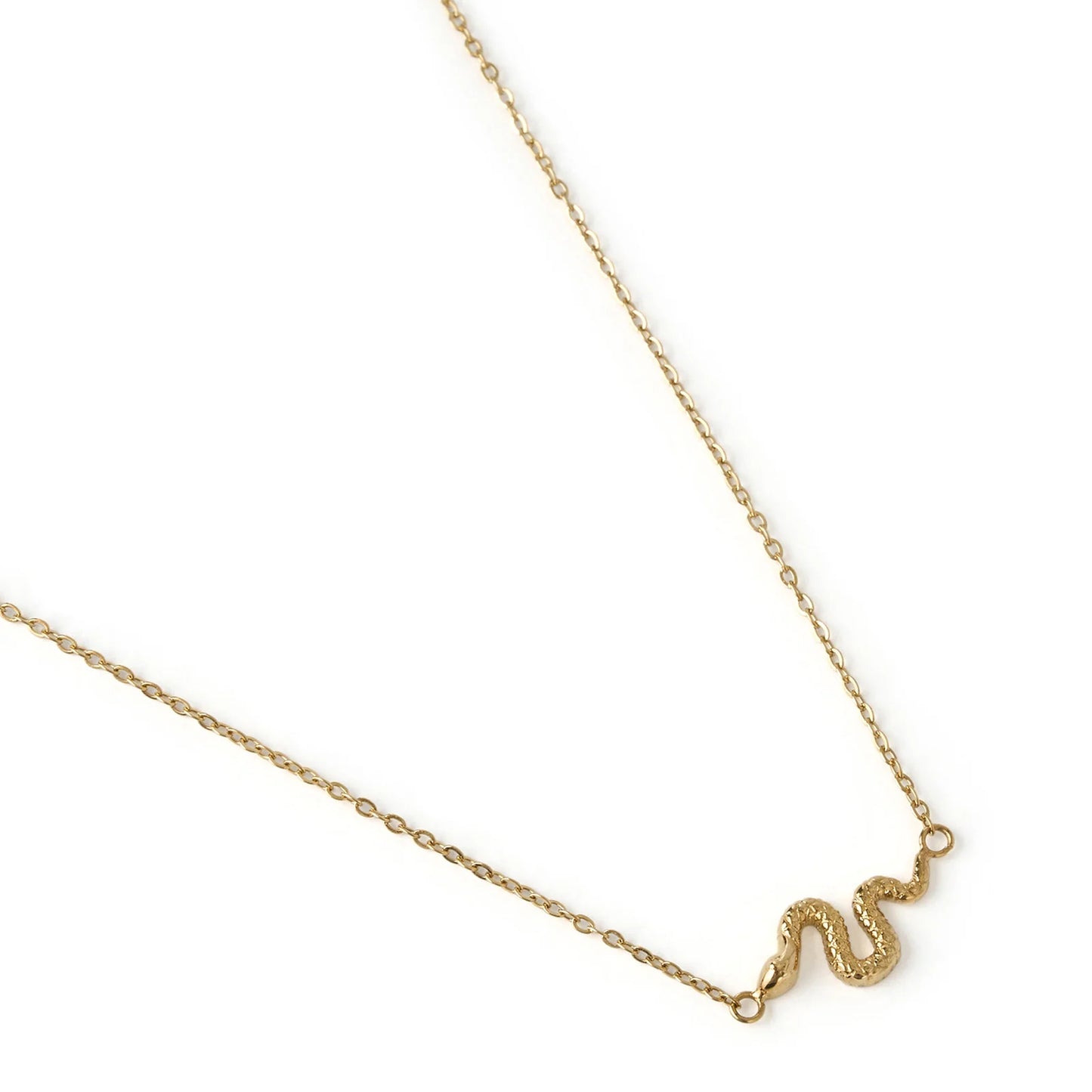 Serpent Gold Necklace