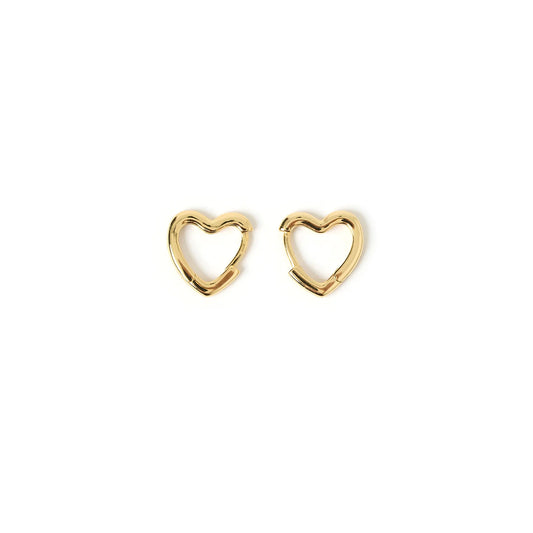 Sweetheart Gold Earrings