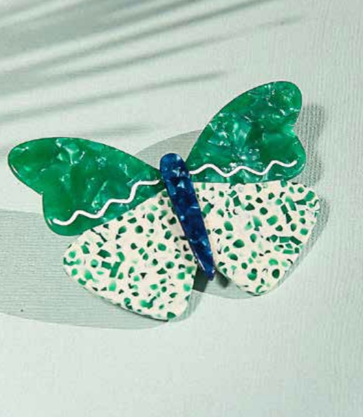 Terrazzo Butterfly Hair Clip