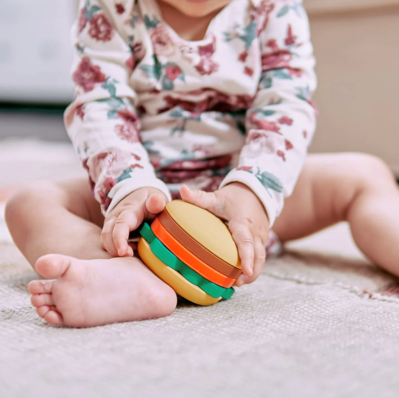 Silicone Stacker - Hamburger