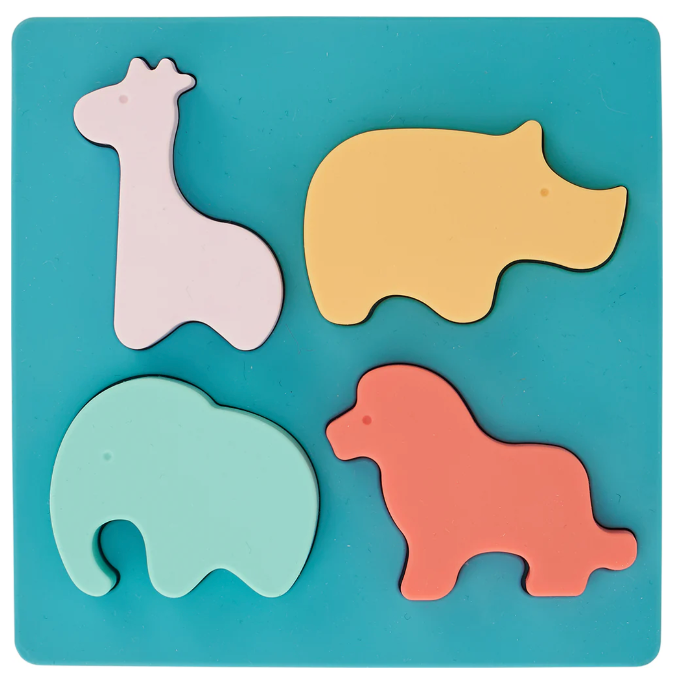 Silicone Puzzle - Land Animals