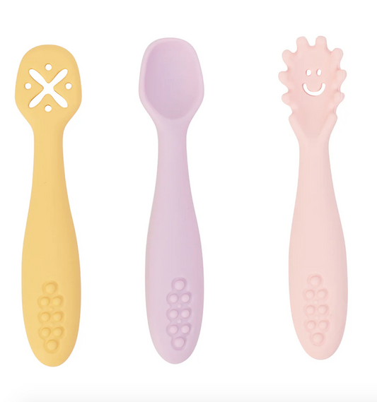 Silicone Cutlery Set (3pc) - Various