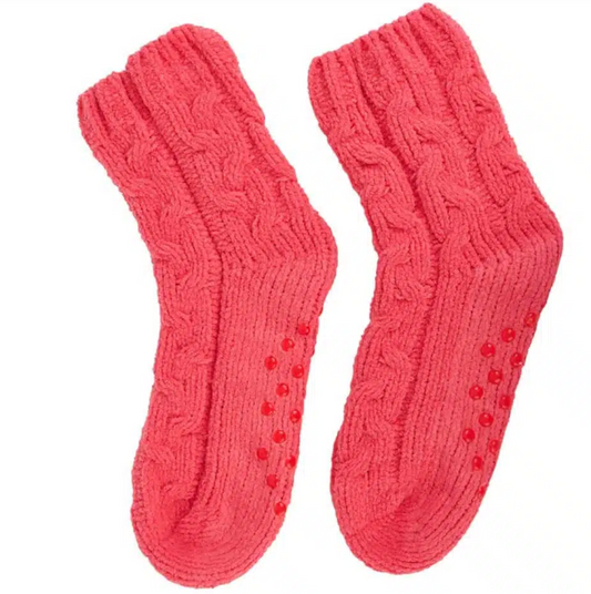 Chenille Socks - Various Colours