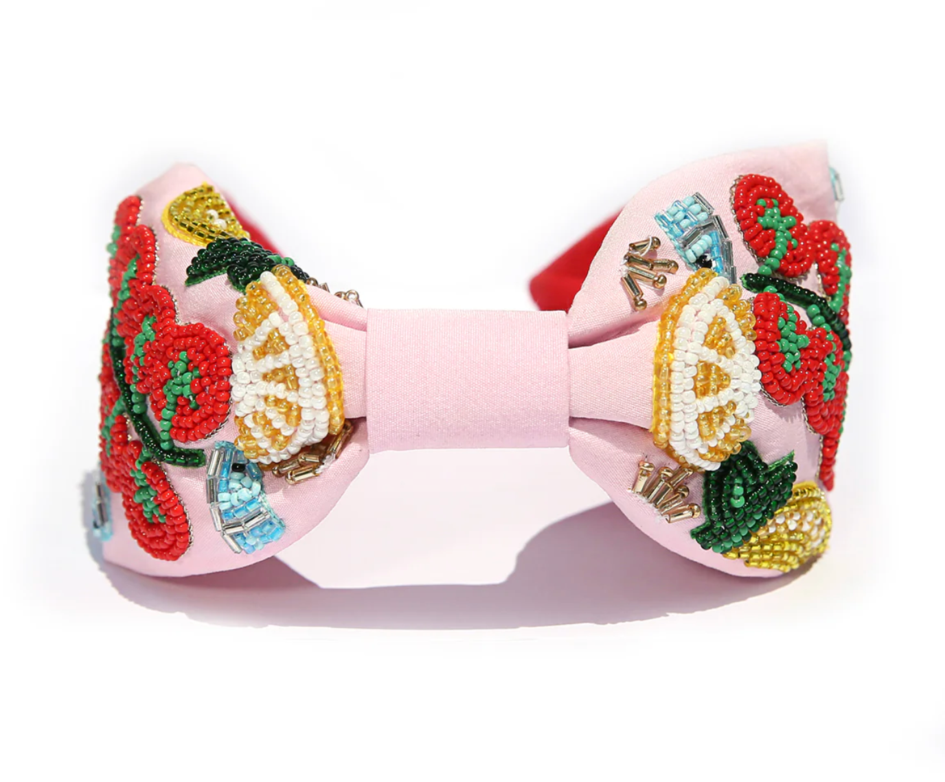 Pink Pomodoro Beaded Headband