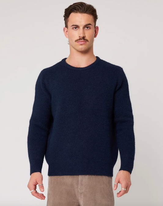Teddy Crew Knit - Navy
