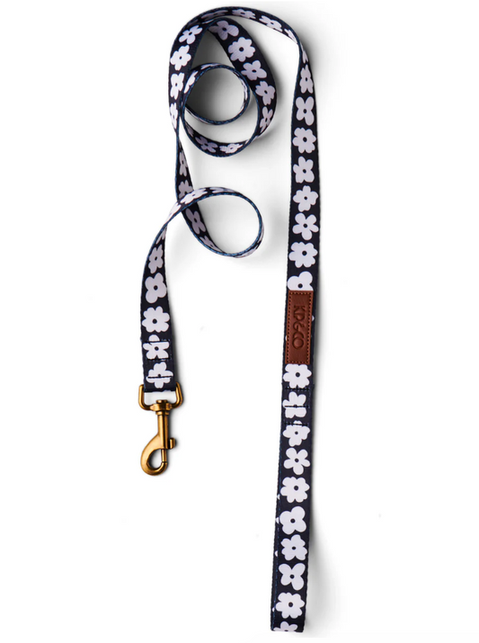 Flower Face Dog Lead - Large
