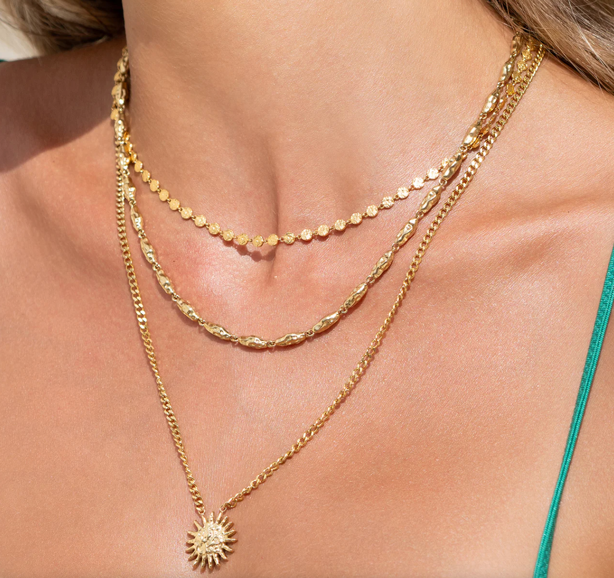 Atlas Gold Necklace