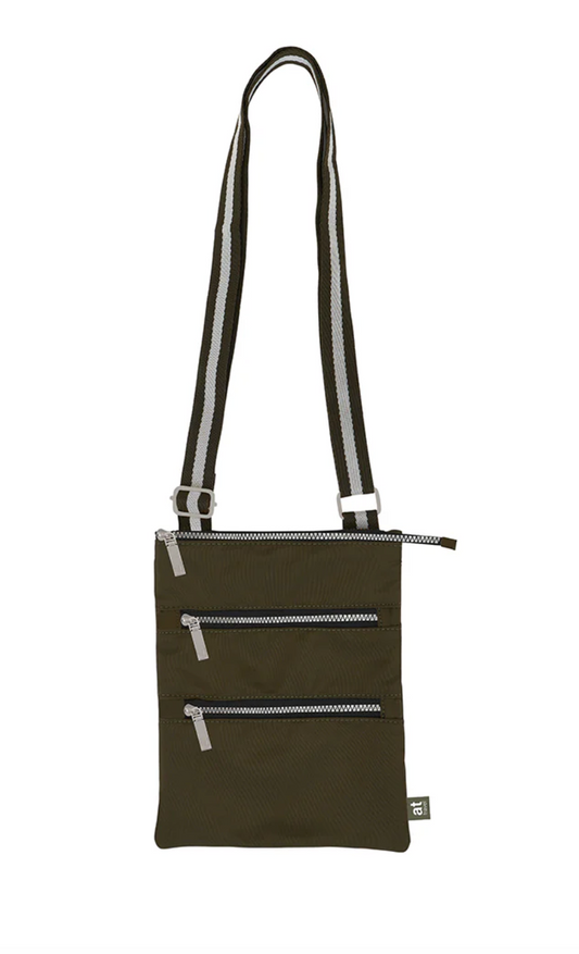 Travel 3 Zip Bag - Olive