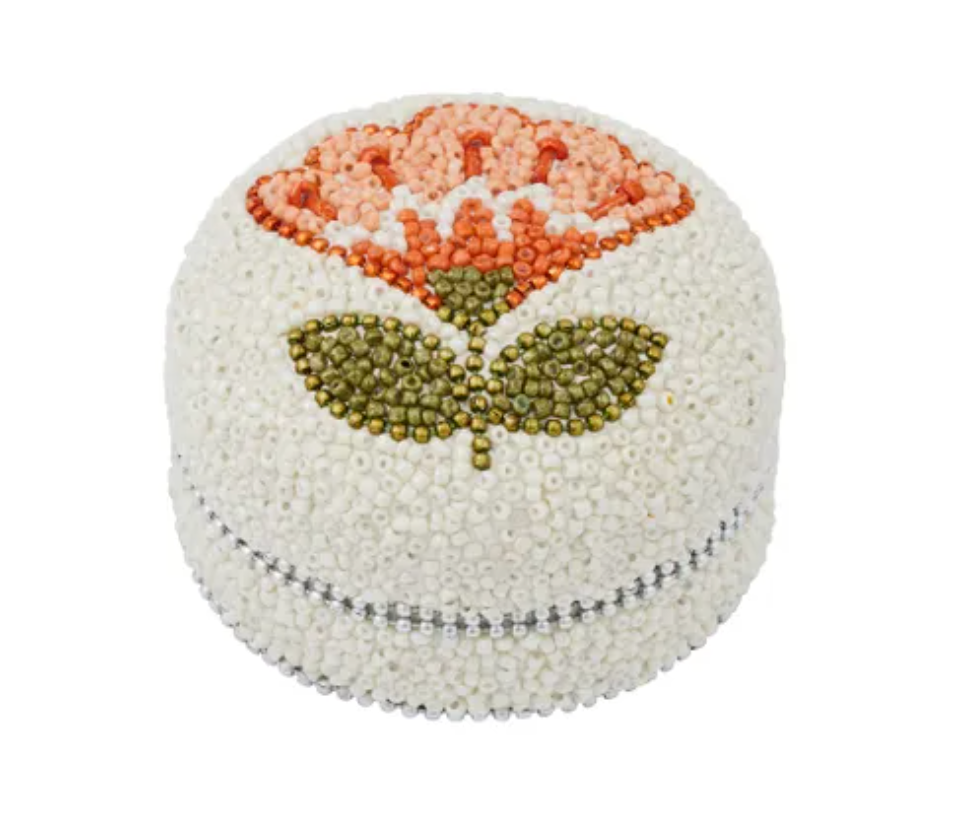 Freya Beaded Trinket Box