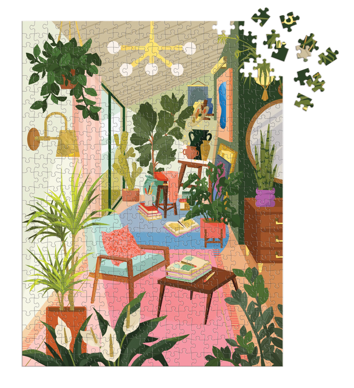 Houseplants Book Puzzle 500 pc