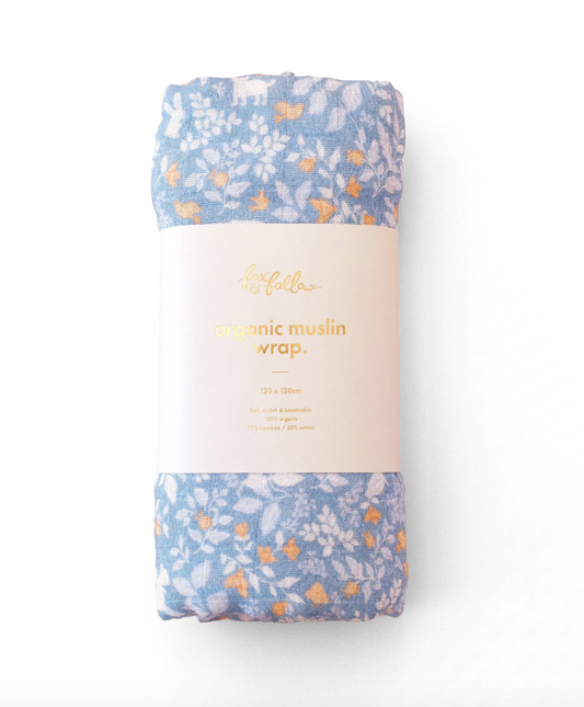 Forest Friends Organic Muslin Wrap Swaddle