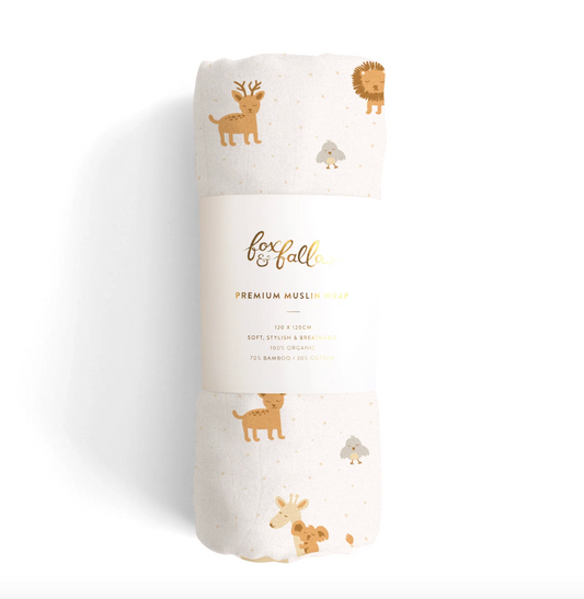 Welcome Party Organic Muslin Wrap Swaddle