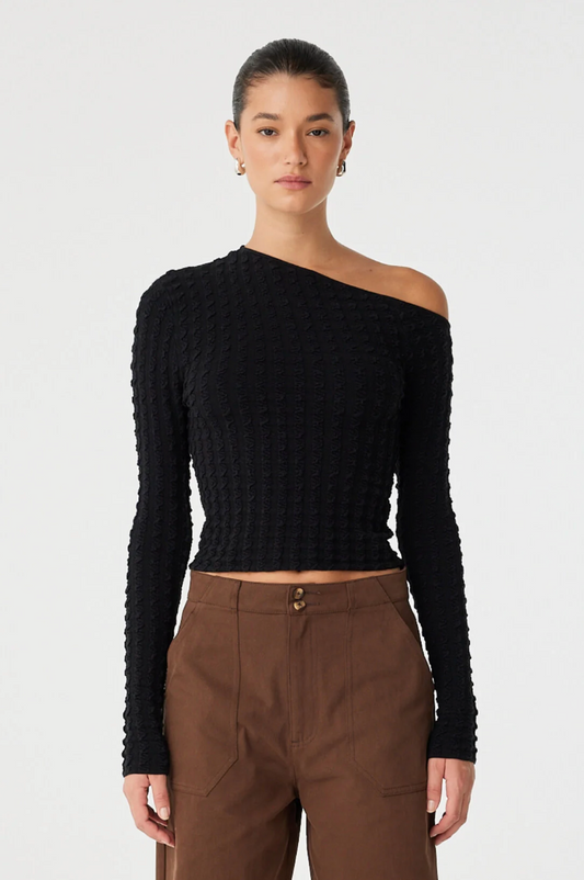 Sedona Long Sleeve Top - Black