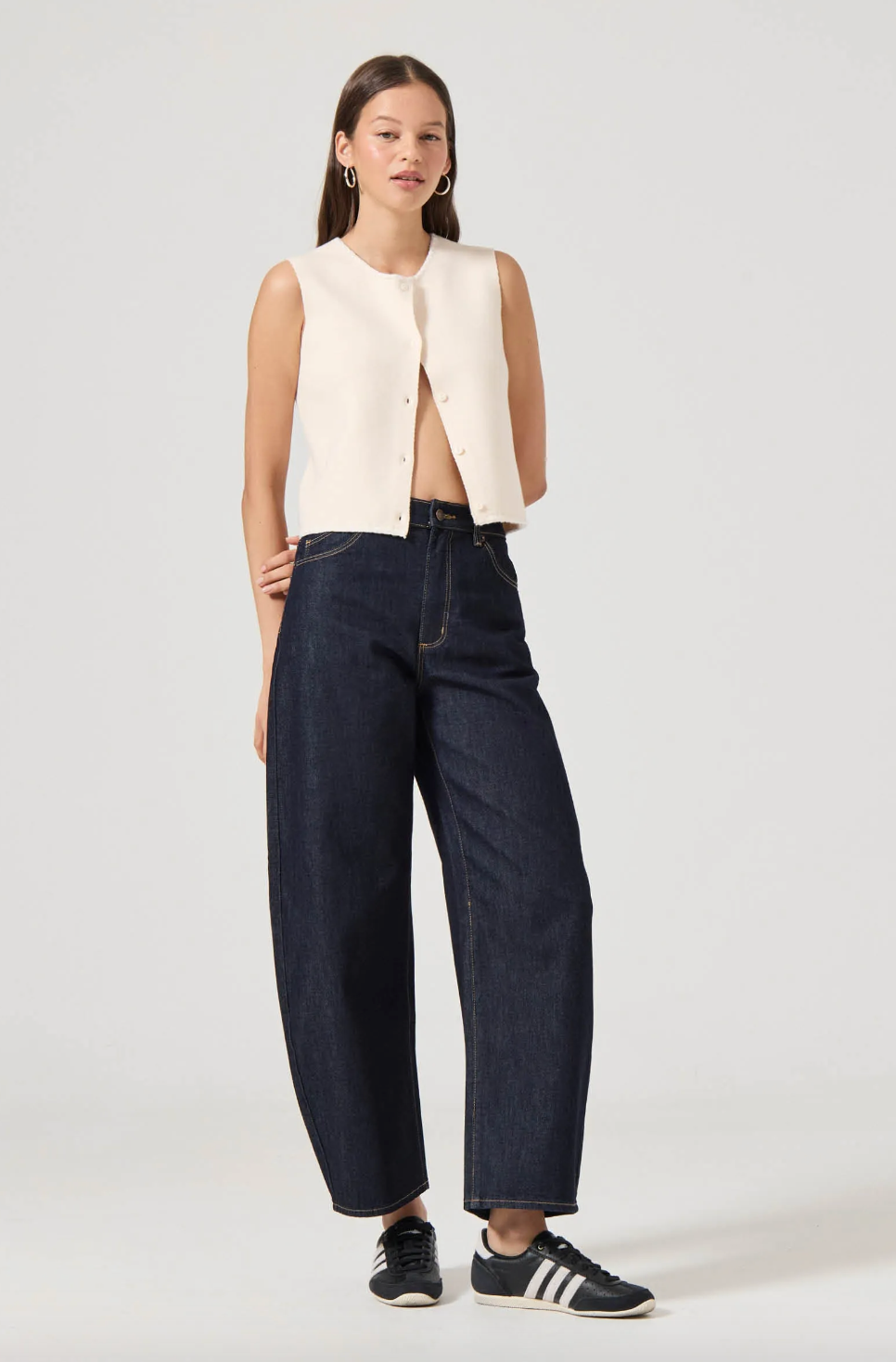 Pia Vest - Vintage White