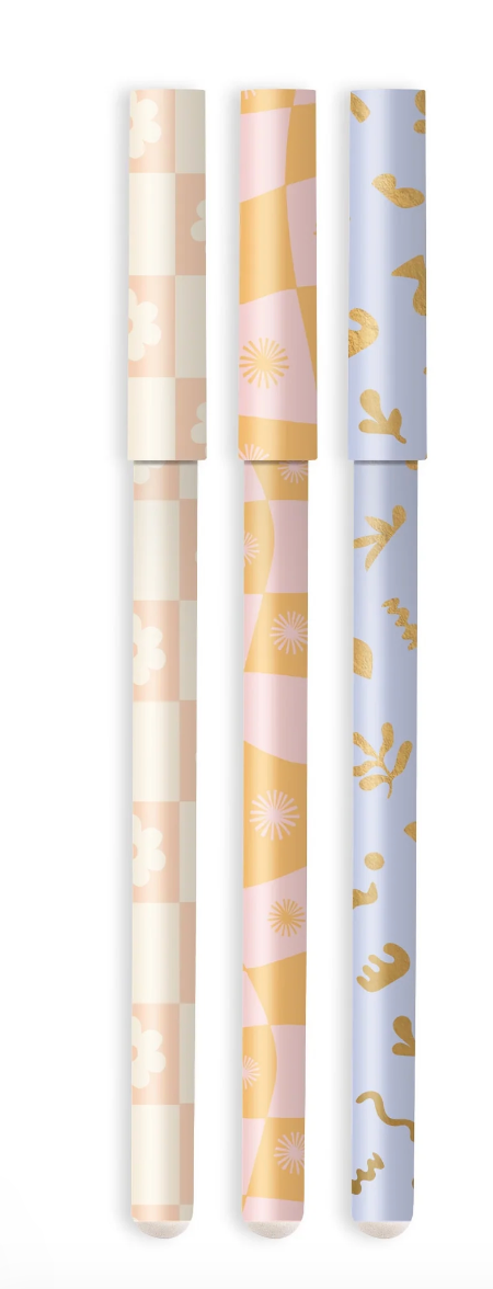 Daisy Grid Ballpoint Pen Pack