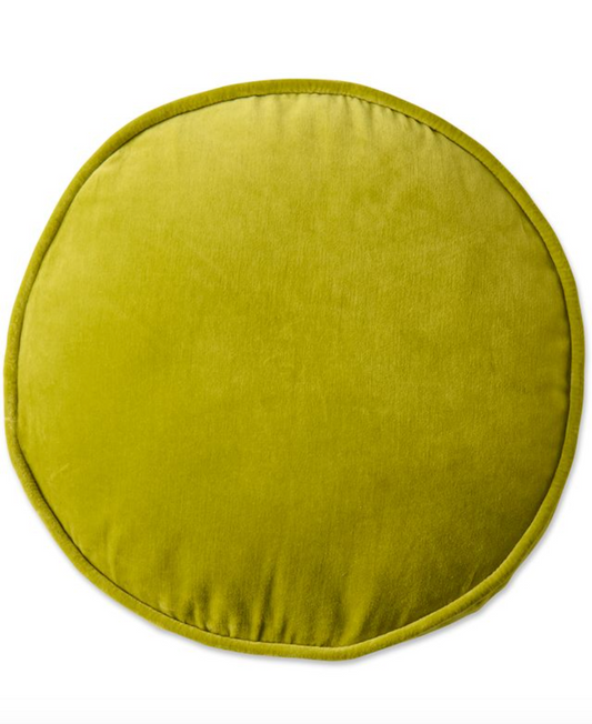 Pear Velvet Pea Cushion