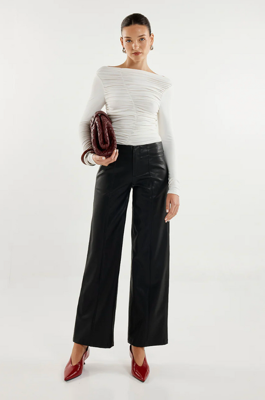Lorena Long Sleeve Top - White