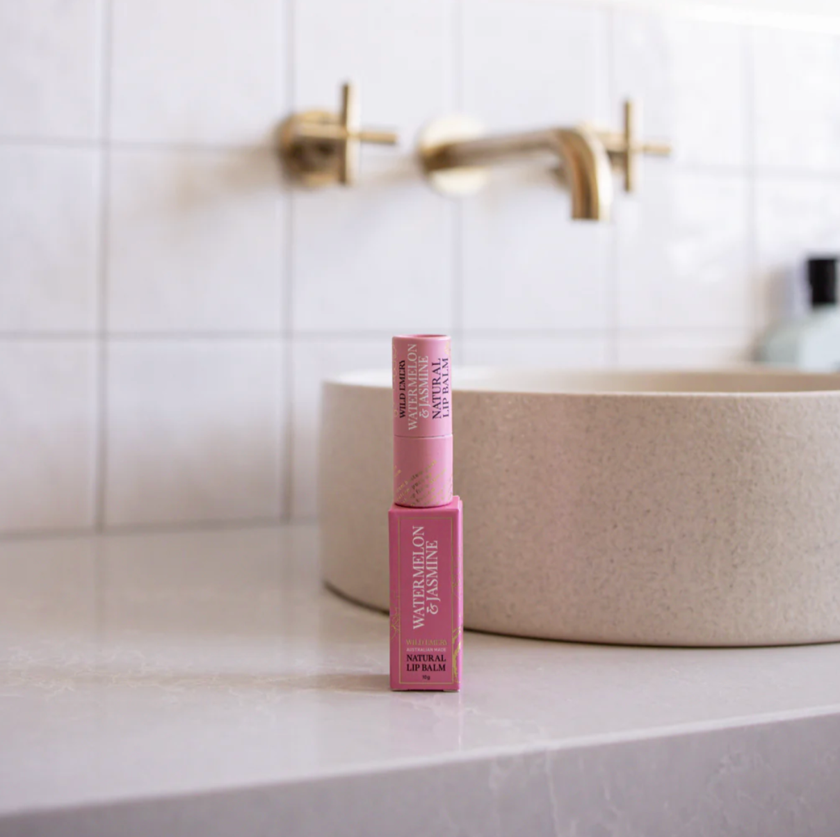 Watermelon & Jasmine Natural Lip Balm