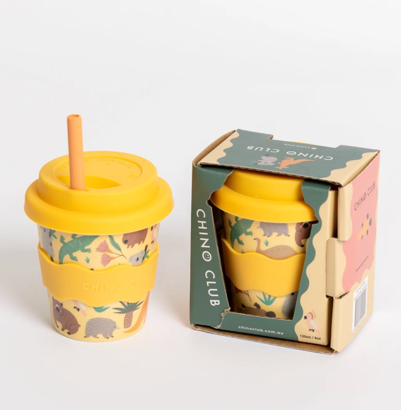 Babychino Cup 4oz - Aussie Animals