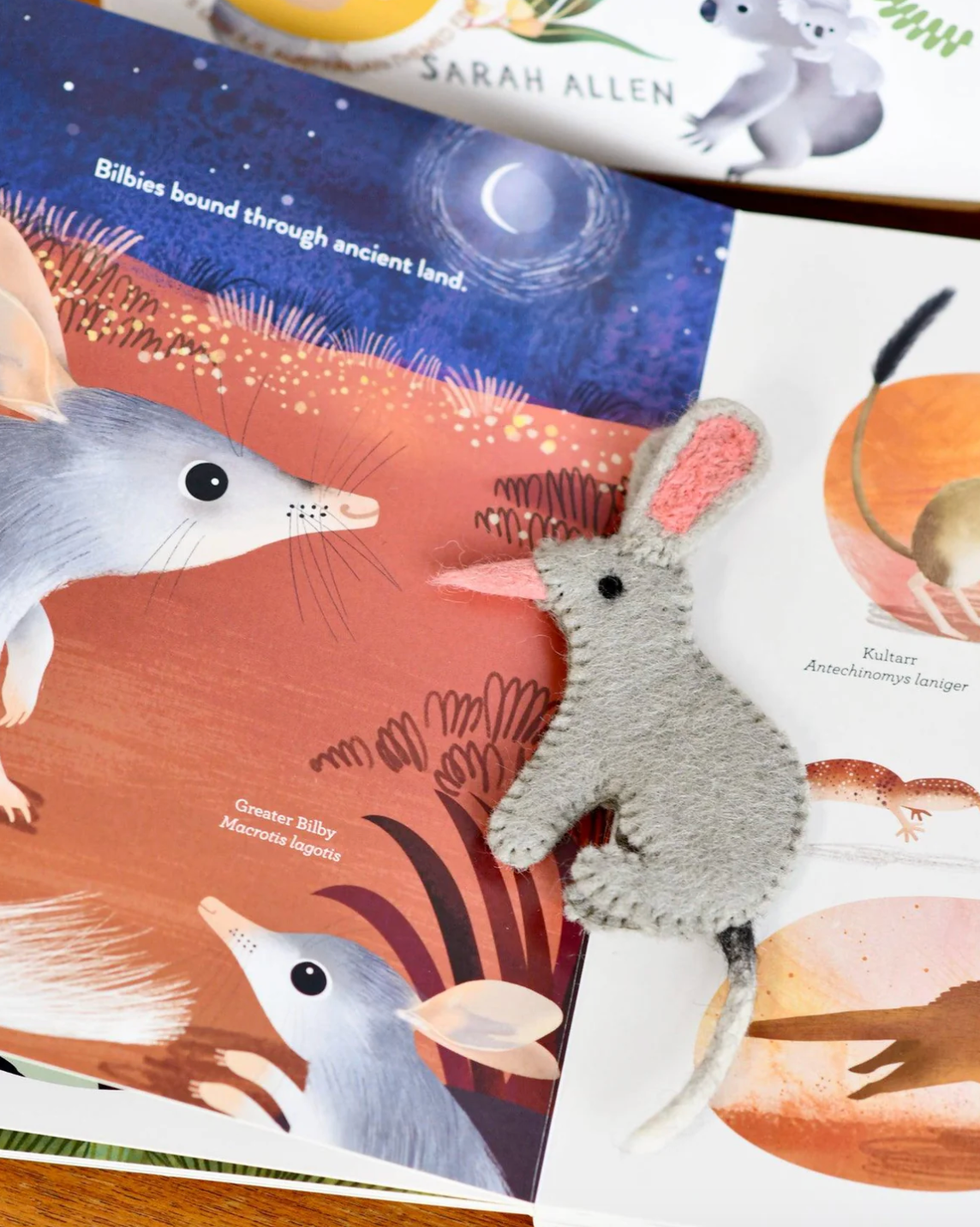 Jumping Joeys Finger Puppets & Book Set - By Sarah Allen