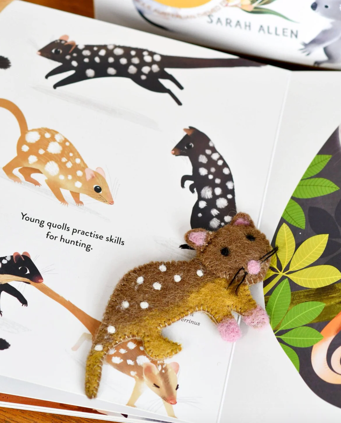 Jumping Joeys Finger Puppets & Book Set - By Sarah Allen
