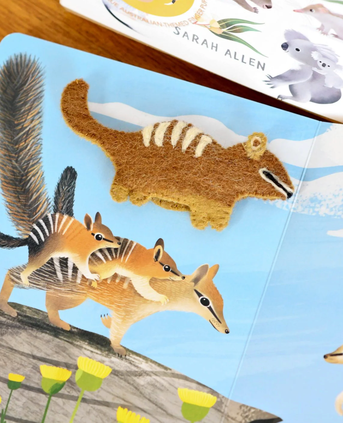 Jumping Joeys Finger Puppets & Book Set - By Sarah Allen
