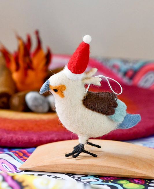 Felt Australian Christmas Ornament - Kookaburra