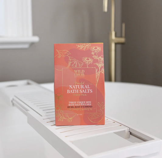 Peaceful Natural Bath Salts - Three Pack