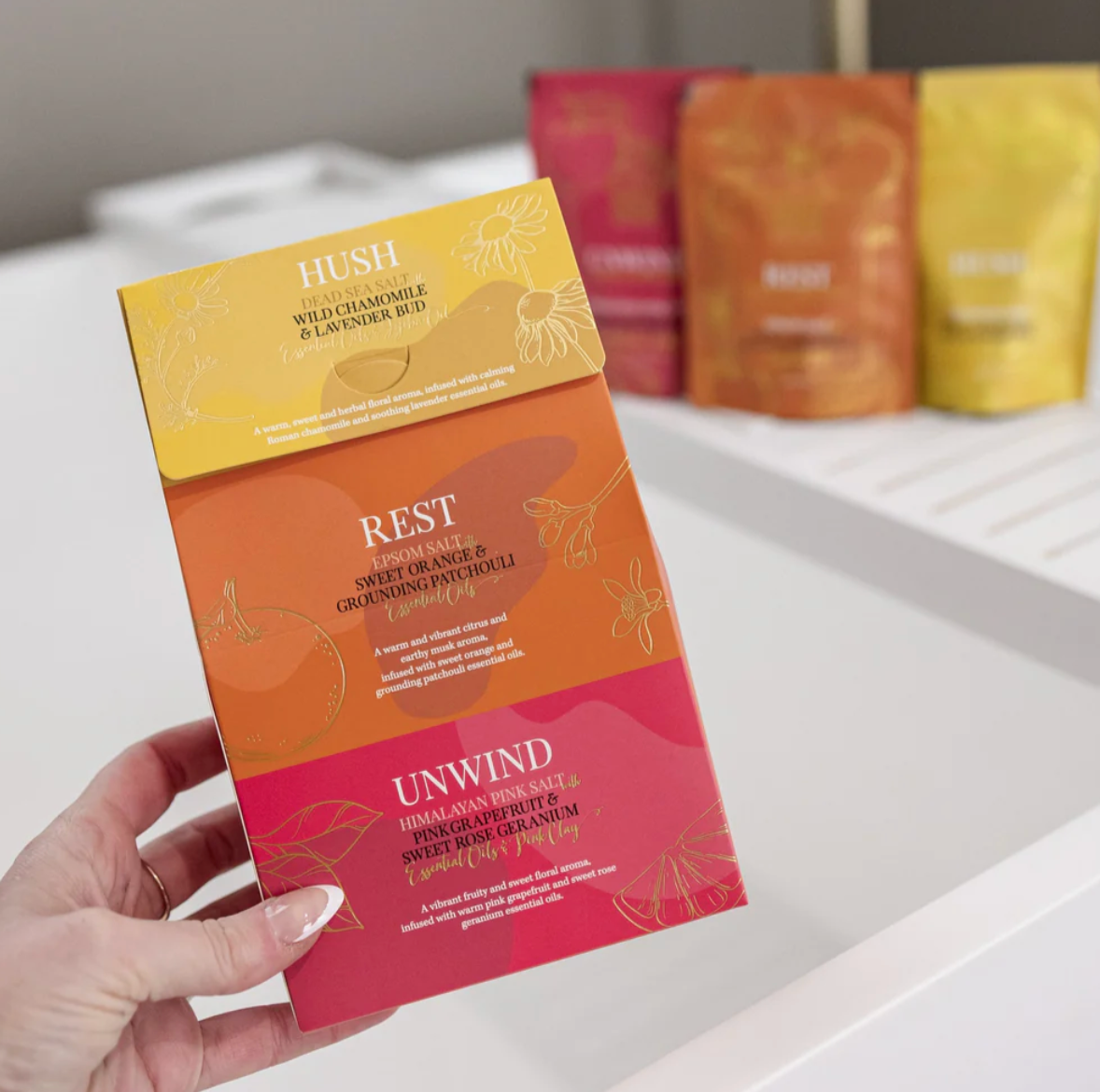 Peaceful Natural Bath Salts - Three Pack