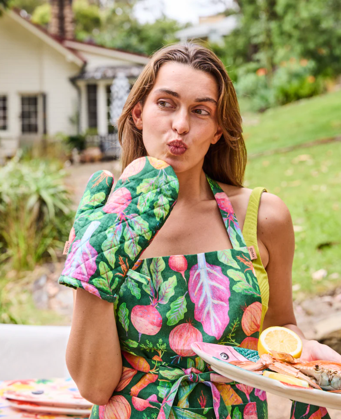 Veggie Soup Oven Mitt