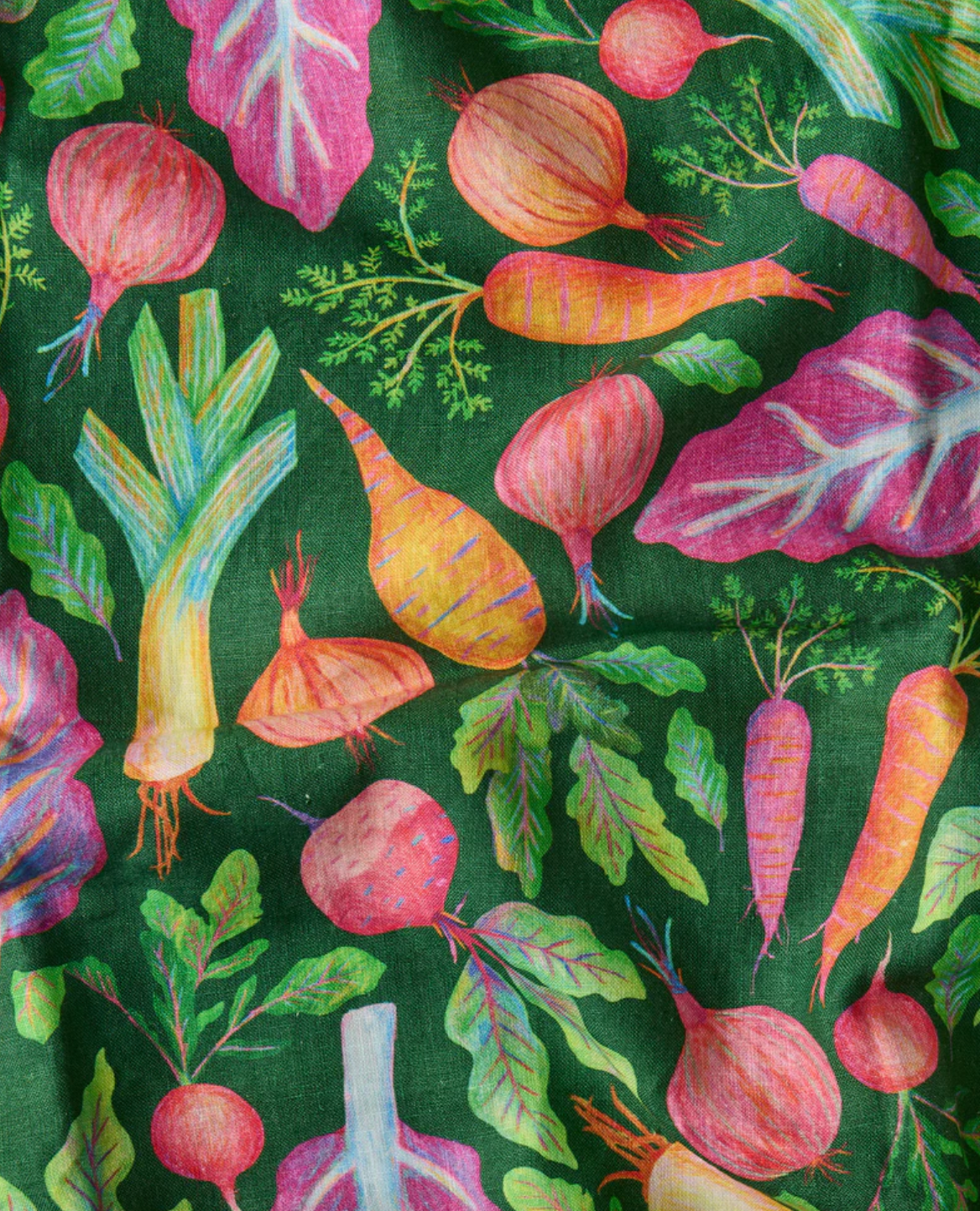 Linen Tablecloth - Veggie Soup