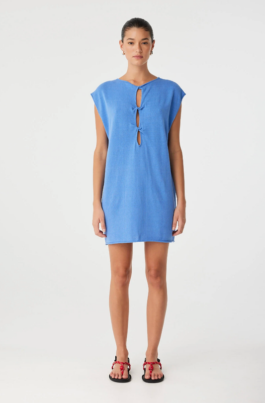 Pala Mini Dress - Pacific Blue