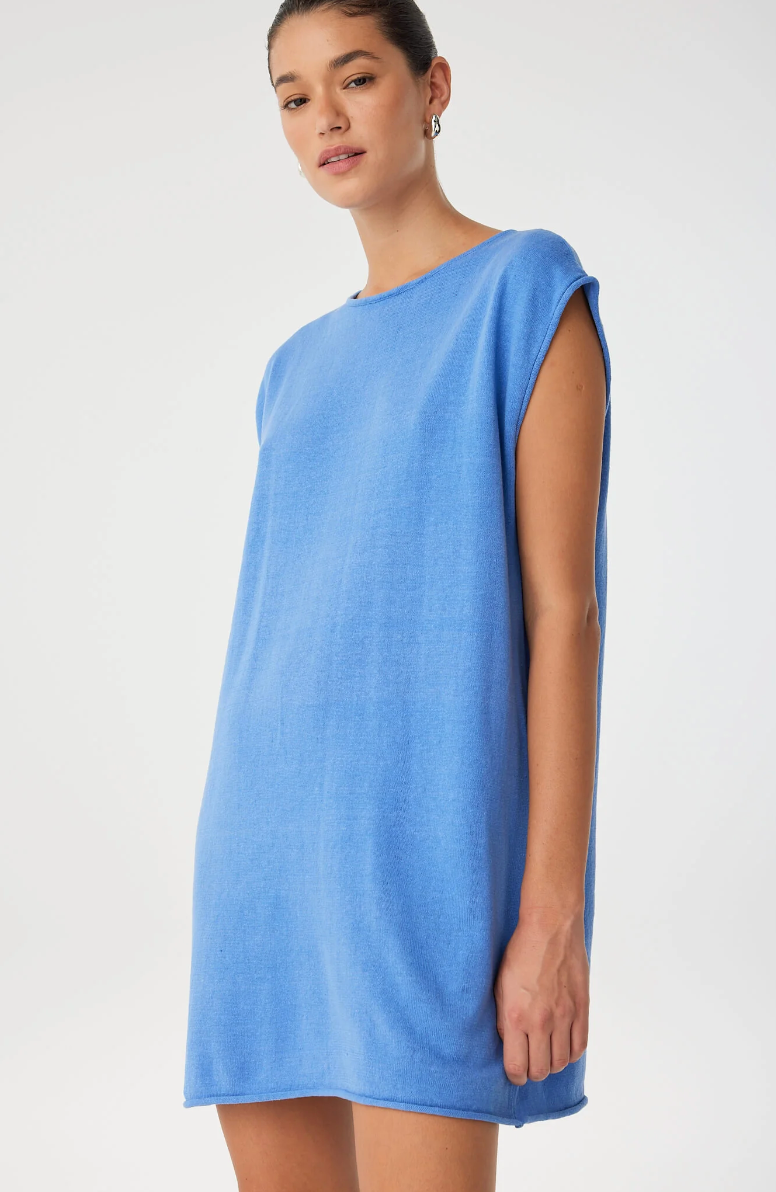 Pala Mini Dress - Pacific Blue