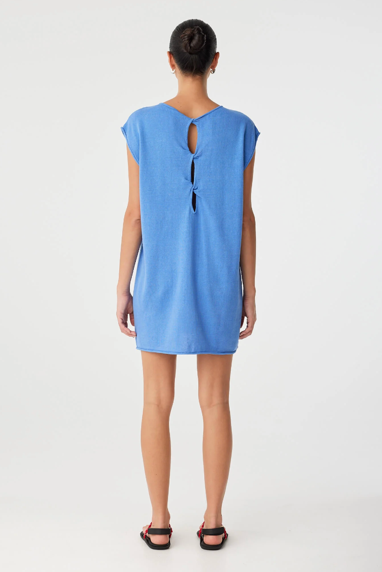 Pala Mini Dress - Pacific Blue