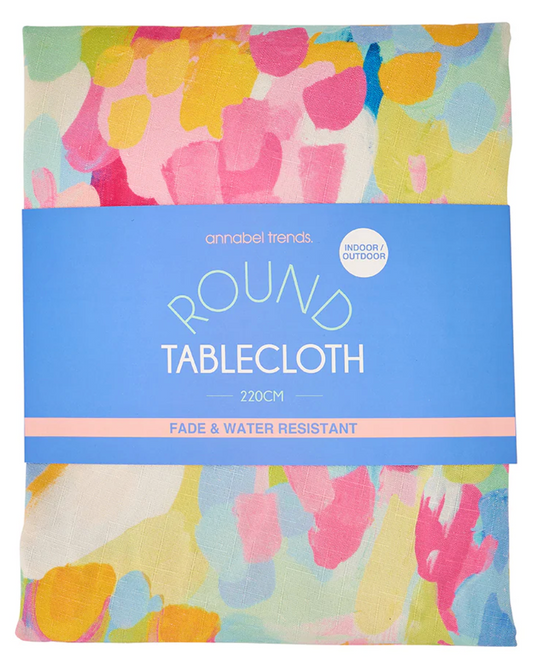 Round Tablecloth - Good Vibes
