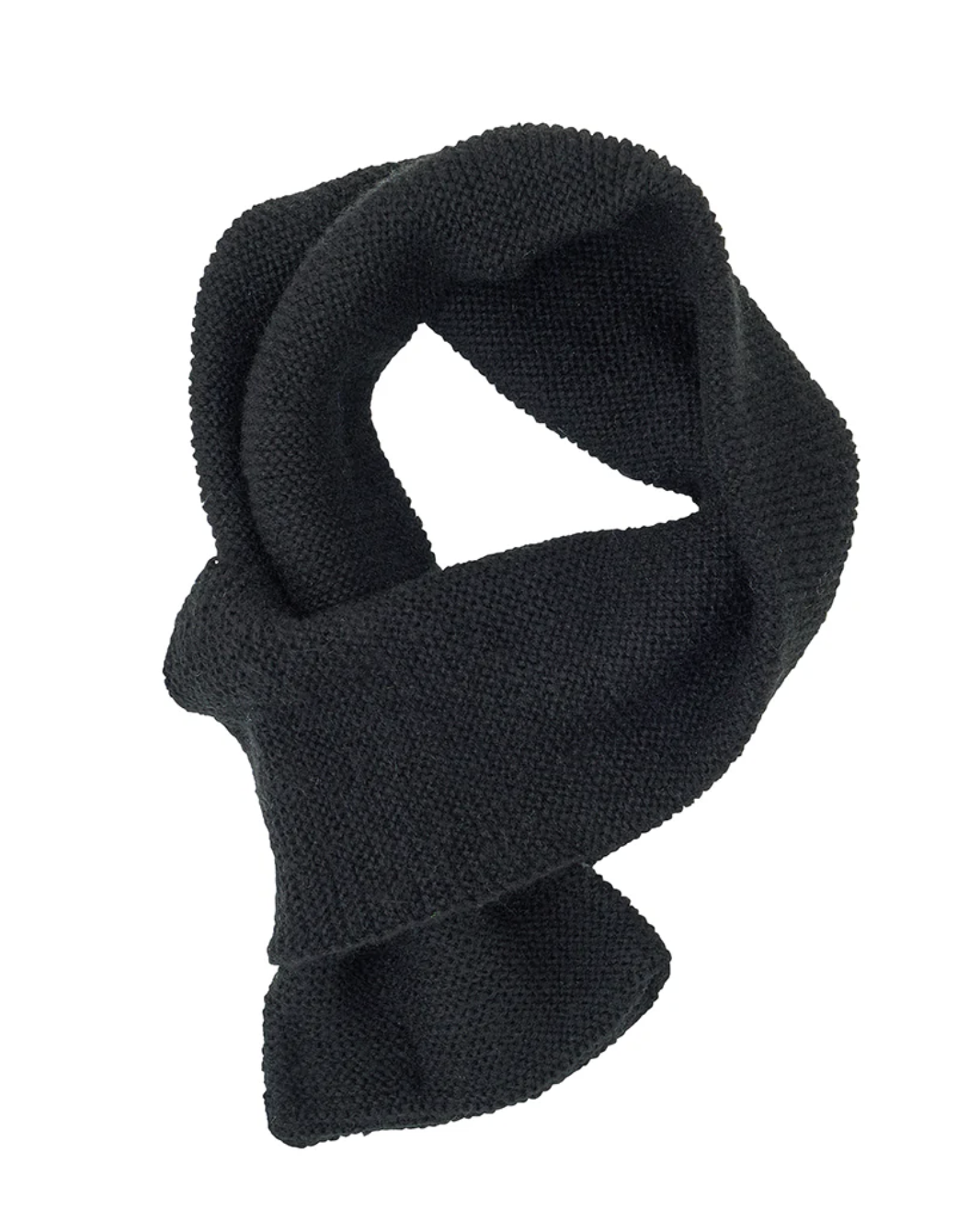 Scarf - Slip Through Knit - Black