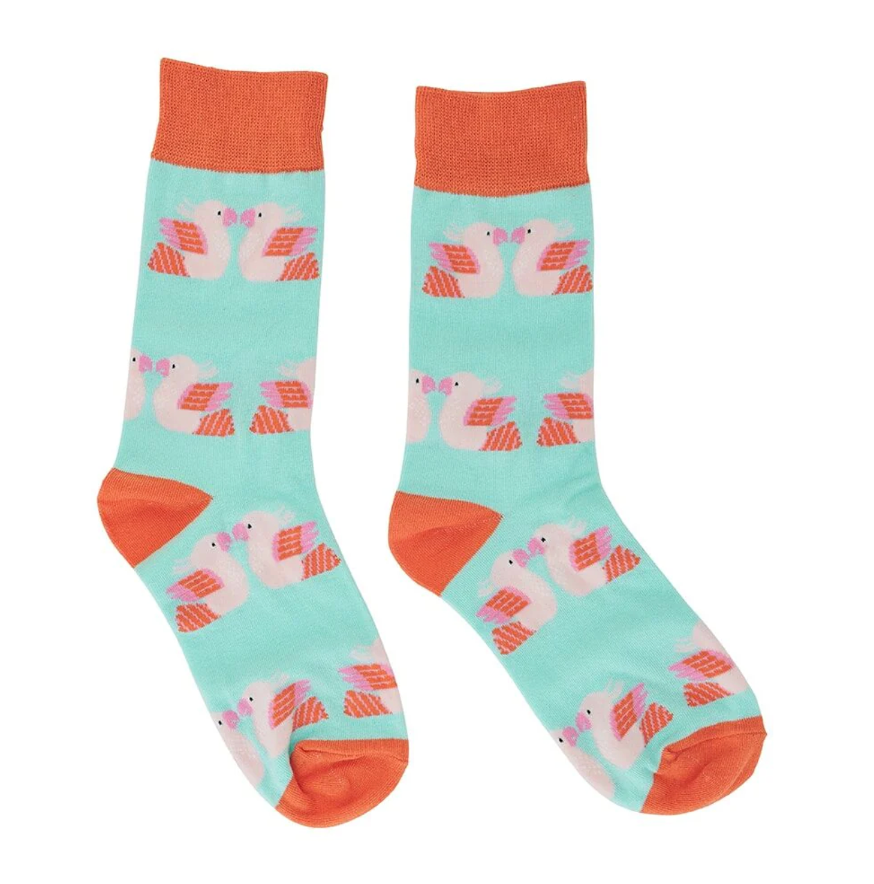 Boxed Socks - Christmas Kissing Cockatoos