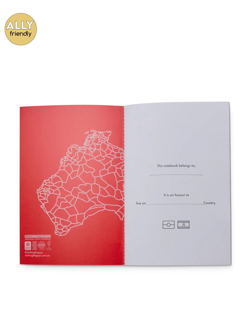 Honour Country Notebooks - Various Colours