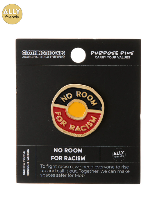 No Room For Racism Pin