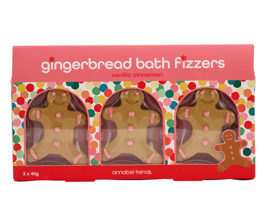 Gingerbread Men Bath Fizzers