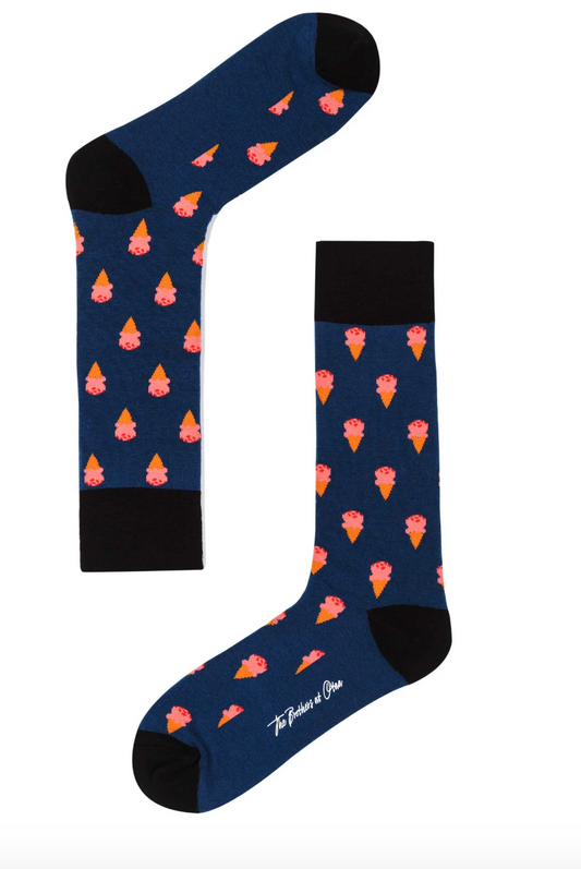Strawberry Ice Cream Socks
